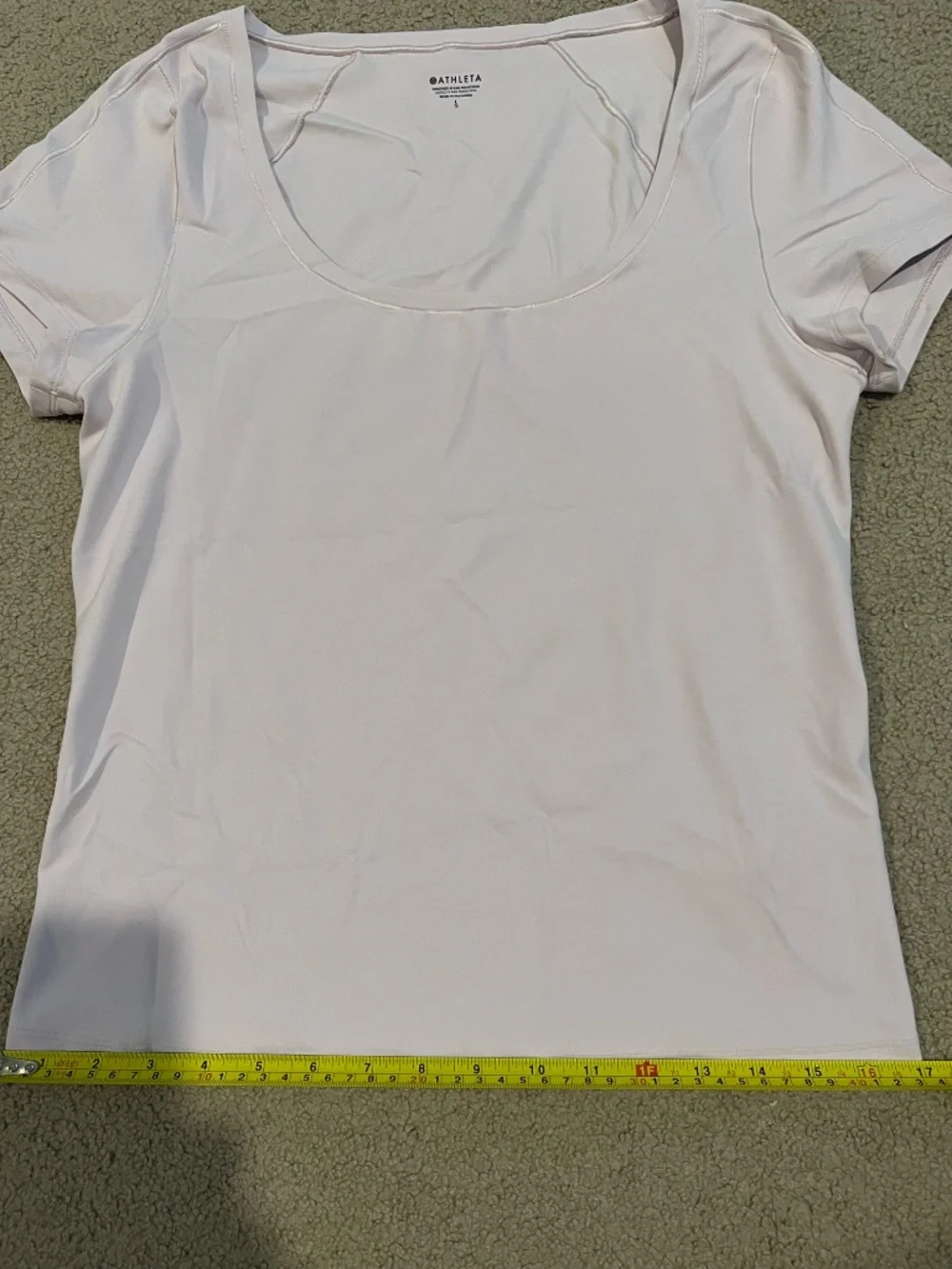 Transcend Scoop Tee. Large. Lilac Sky - Picture 6 of 9
